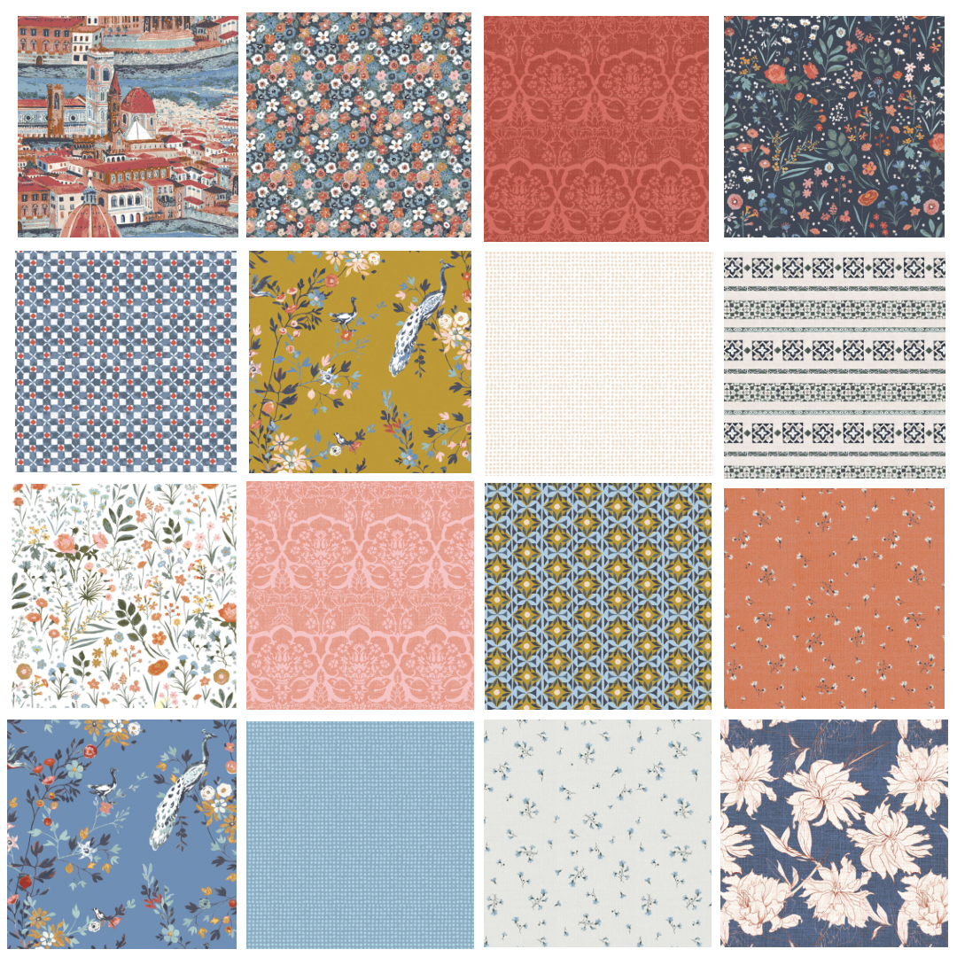 Florence · Fabric Bundle 16 Fabrics