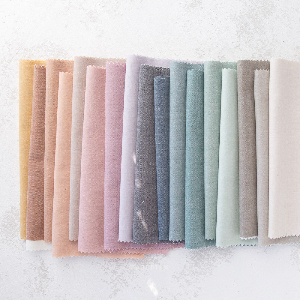 17 Fat Quarter Bundle of Everyday Chambrays