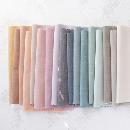 17 Fat Quarter Bundle of Everyday Chambrays